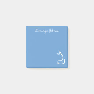 Fish Drawing Personalised Post-It® Notes
