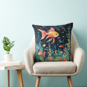 Fish Dreamland, aquarium perfection, Cushion