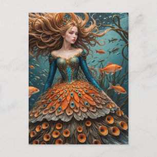 Fish Dress Fashions Postcard