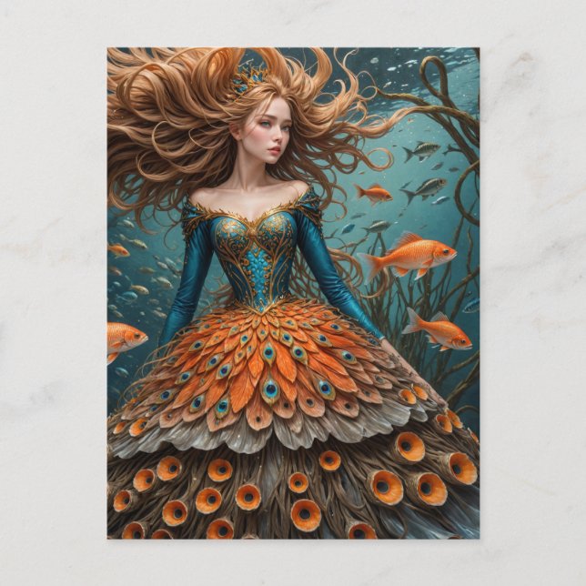 Fish Dress Fashions Postcard (Front)