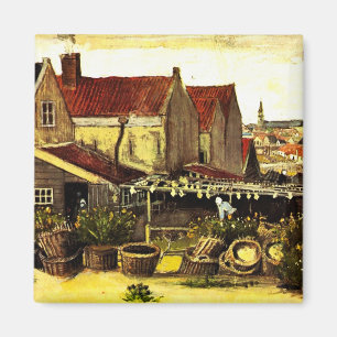 Fish Drying Barn by Vincent van Gogh Magnet