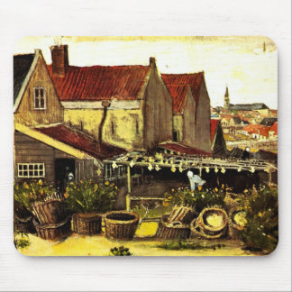 Fish Drying Barn by Vincent van Gogh Mouse Pad