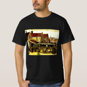 Fish Drying Barn by Vincent van Gogh T-Shirt