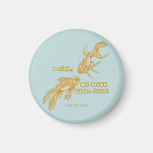 Fish evolution funny goldfish magnet