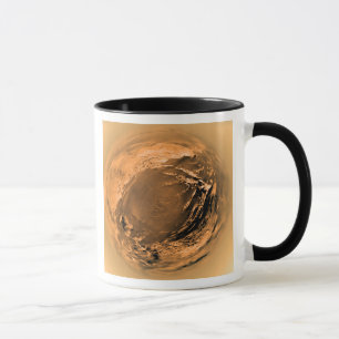 Fish-eye View of Titan's Surface Mug