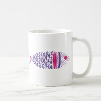 Fish Family Coastal Nautical Coffee Mug