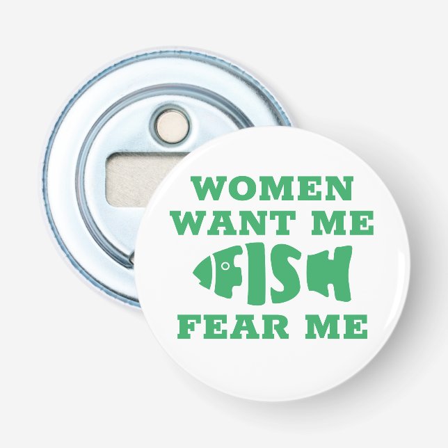Fish fear me bottle opener (Front)