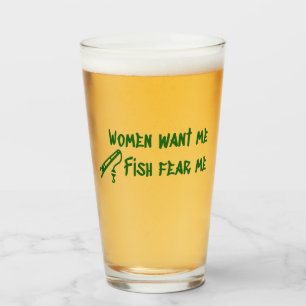 Fish Fear Me, Fishing Fisher Glass