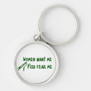Fish Fear Me, Fishing Fisher Key Ring