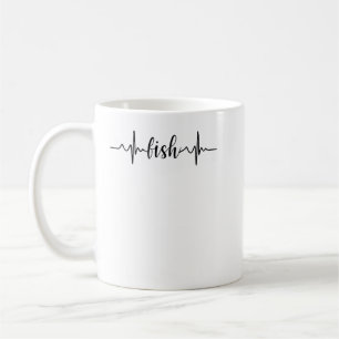 Fish - Fish Heartbeats - Fish Gifts - Gift For Fis Coffee Mug