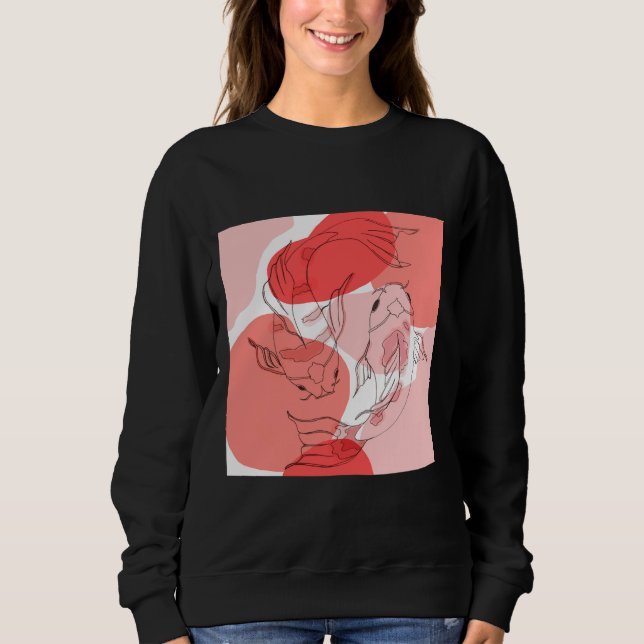 Fish Fish Scoop Sweatshirt (Front)
