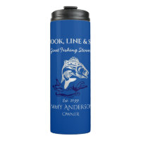 Fish Fishing Fisherman Travel Mug Thermal Tumbler