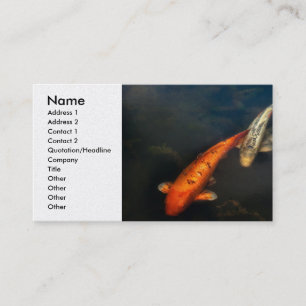 Fish - Fishing for a compliment Business Card