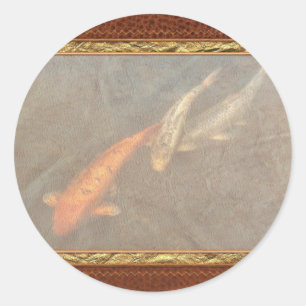 Fish - Fishing for a compliment Classic Round Sticker