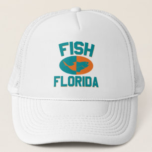 Fish Florida Colours Trucker Hat