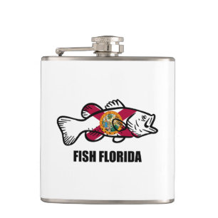 Fish Florida Hip Flask
