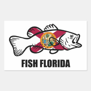Fish Florida Rectangular Sticker