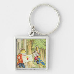 Fish-Footman Delivering an Invitation to a Key Ring