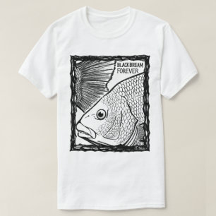 Fish Forever EYES : BLACK BREAM T-Shirt