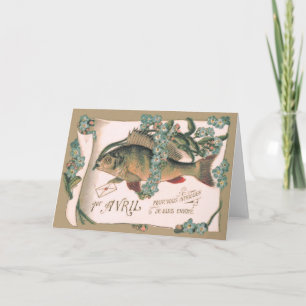 Fish Forget-Me-Not Letter Card