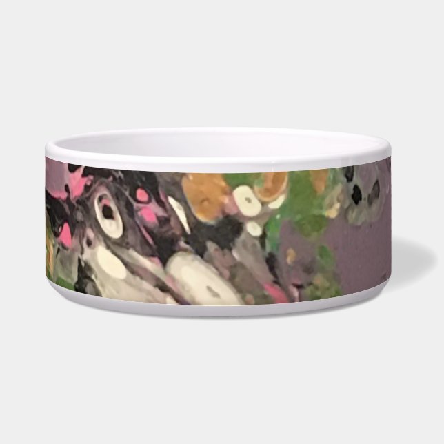 Fish Fry Acryilc Pour Canvas Painting (Front)