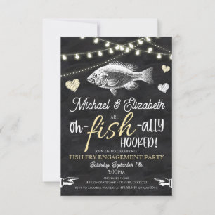 Fish Fry Engagement Party Invitation