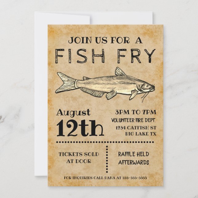 Fish Fry Invitation (Front)