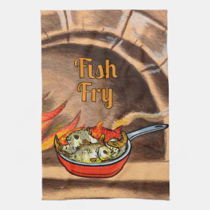 Fish Fry Kitchen Towel