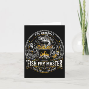 Fish Fry Master Seafood Cook Card