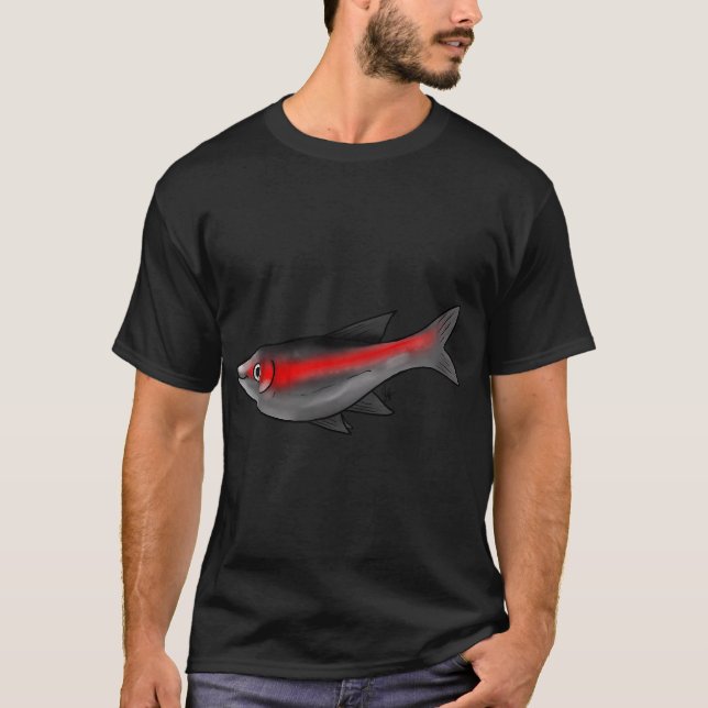 Fish Glowlight Tetra T-Shirt (Front)