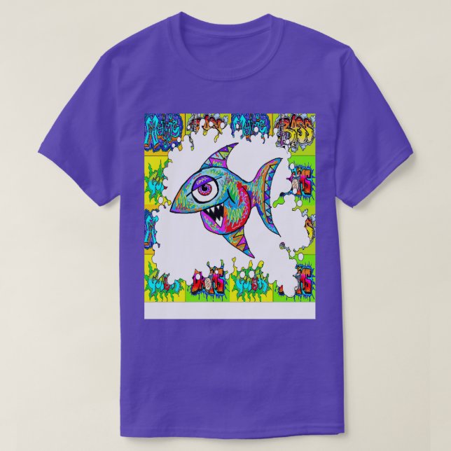 fish graphic T-Shirt (Design Front)