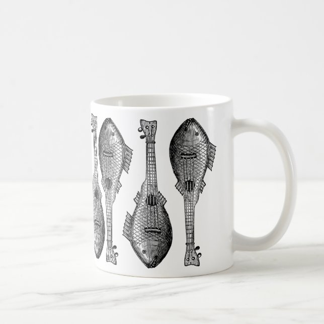 Fish Guitar Coffee Mug (Right)