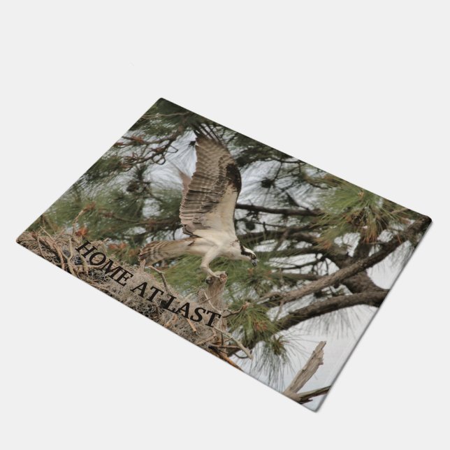 Fish Hawk- Osprey Door Mat (Angled)