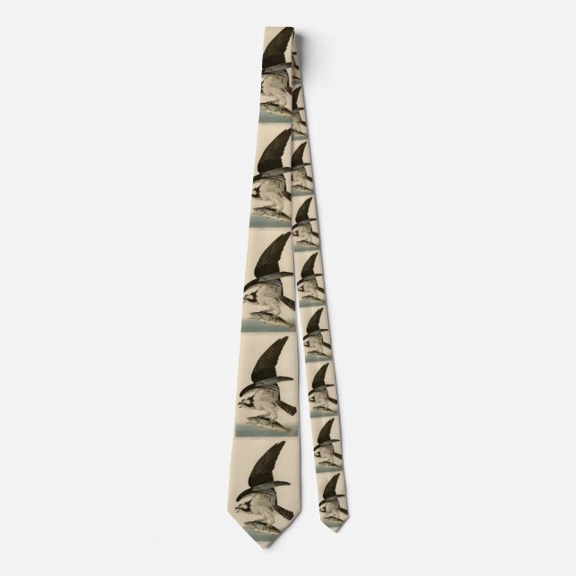 Fish Hawk, Osprey, from Audubon's Birds of America Tie (Front)