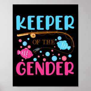 Fish He Or Fish She Gender Reveal Keeper Of The Ge Poster