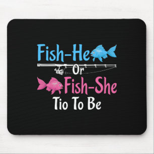 Fish-he Or Fish-she Tio To Be Gender Reveal Mouse Pad
