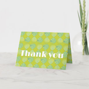 Fish Head Leaves New Kiwi Spearmint Thank You Card