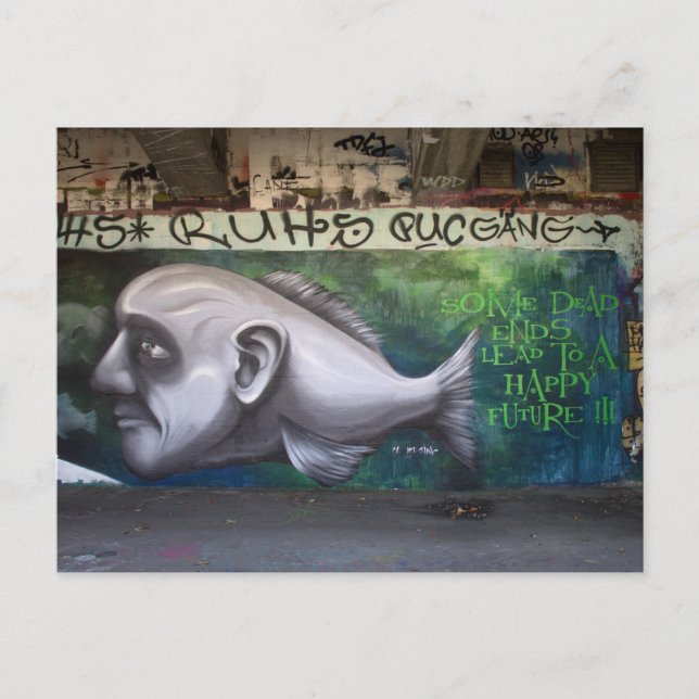 Fish Head Postcard (Front)