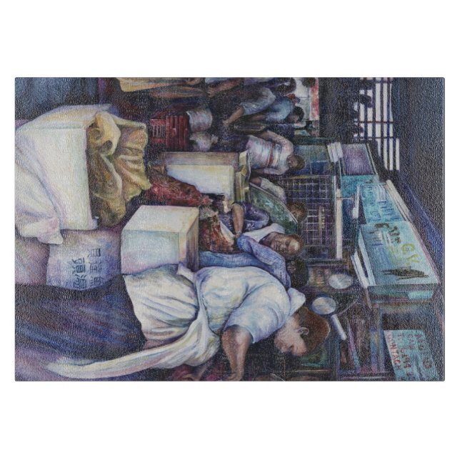 Fish Head Soup, Singapore Cutting Board (Front)