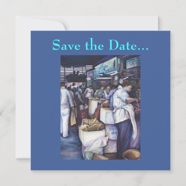 Fish Head Soup, Singapore Save The Date (Front)