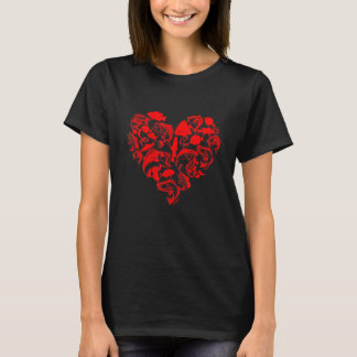 Fish Heart Valentine Fish T-Shirt
