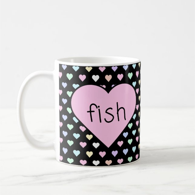 Fish Hearts Mug (Left)