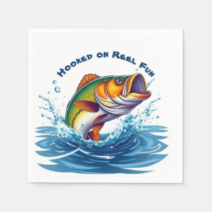 Fish-Hooked on Reel Fun Napkin