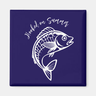 Fish-Hooked on Summer Magnet