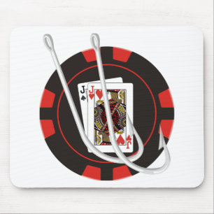 Fish Hooks Mouse Pad