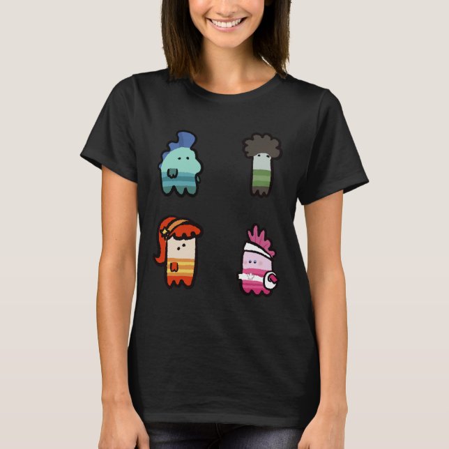Fish Hooks Sticker Pack T-Shirt (Front)