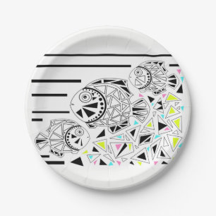 Fish . Horoscope . Paper Plate