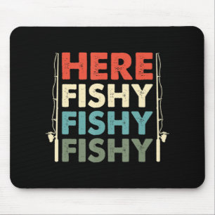 Fish Hunting Fishing Fishrod Fisherman  Mouse Pad