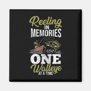 Fish Hunting Sauger Angler Walleye Fisherman Walle Magnet