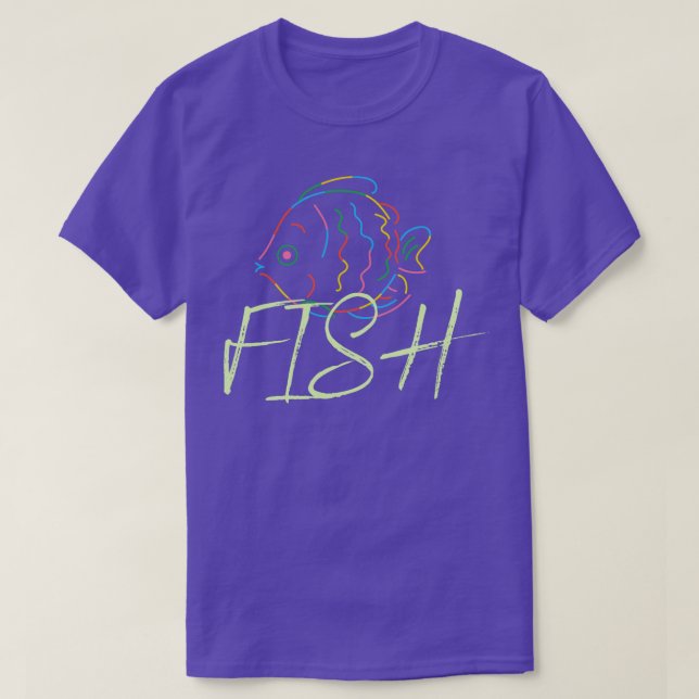 Fish illustration T-Shirt (Design Front)